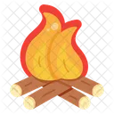 Burning Woods Bonfire Balefile Icon