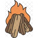 Bonfire Blaze Campfire Icon