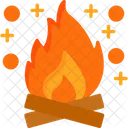 Bonfire Campfire Camping Icon