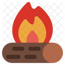 Bonfire Campfire Burn Icon