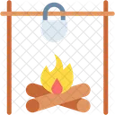 Bonfire Hot Burn Icon