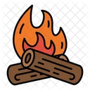Fire Bonfire Camping Icon