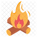 Bonfire Campfire Blaze Icon