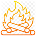 Bonfire Fire Camping Icon