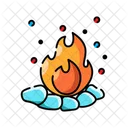 Bonfire Fire Flame Icon