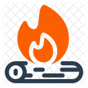 Bonfire Night Camp Icon