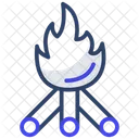 Bonfire Wooden Fire Campfire Icon
