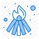 Bonfire Campfire Firewood Icon