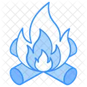 Campfire Bonfire Wood Fire Icon