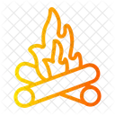 Bonfire Campfire Camping Icono