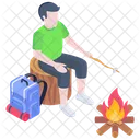 Bonfire Party  Icon