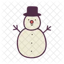 Bonhomme De Neige Poupee De Neige Hiver Icon