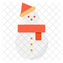 Bonhomme De Neige Personnage Hiver Icon