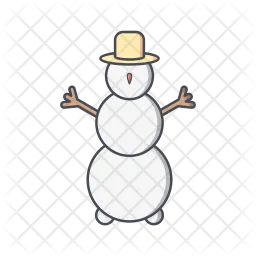 Bonhomme de neige  Icône