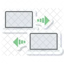 Trasferimento Online Trasferimento Dati Affari Icon