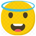 Halo Emoji Ange Emoji Emoticone Icône