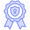 Meilleures Pratiques En Matiere De Securite Icone En Ligne Bichromie Icône