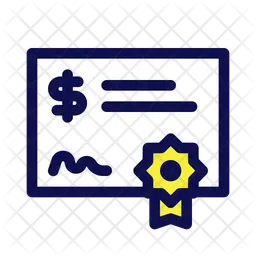 Bono bancario  Icono