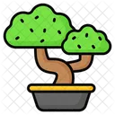 Bonsai Penjing Botanical Icon