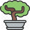 Árbol bonsai  Icono