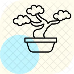 Un bonsai  Icône