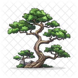 Bonsai Baum  Symbol