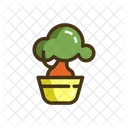 Bonsai Botany Decor Icon