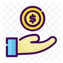Business Bonus Coin Icon