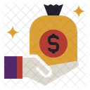 Bonus Money Bag Icon