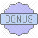 Bonus Badge Lineal Color Icon Icono