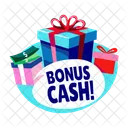 Bonus Cash Reward Incentive Icon