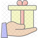 Bonus Gift Box Lineal Color Icon Icon