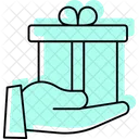 Bonus Gift Box Color Shadow Thinline Icon Icon