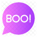 Boo Bubble Chat Communications Icon