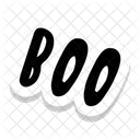 Boo Ghost Halloween Icon