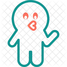 Boo Emoji  Icon