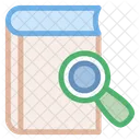 Book Magnifying Glass Icon
