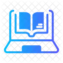 Book Lesson Online Learning Icon