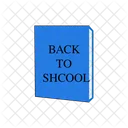 Book Back To School Backpack Icon