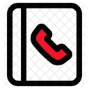 Book Phone Contact Icon
