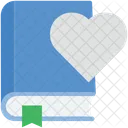 Book Heart Love Icon
