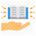 Book Learning Hand Icon