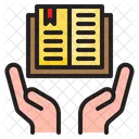 Book Learning Hand Icon