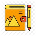 Book Pen Stationery Icon