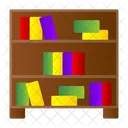 Book Bookcase Bookshelf Icon
