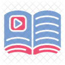 Book Education Video Tutorial Icon