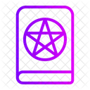 Book Pentagram Witch Icon