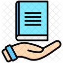 Book Hand Education Icon