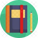 Book and a pen  Icon