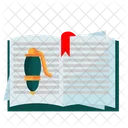 Book And Pencil  Icon